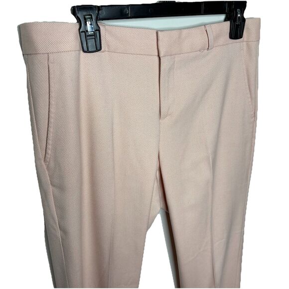 Banana Republic Ryan Fit Pink Dress Pants Stretch Slim Fit Straight Sz 8 Petite - Picture 2 of 6
